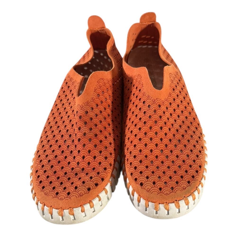Ilse Jacobsen Women's Tulip 139 HORNBAEK Camelia Orange Slip-on Shoe Size 7.5 - Picture 3 of 10